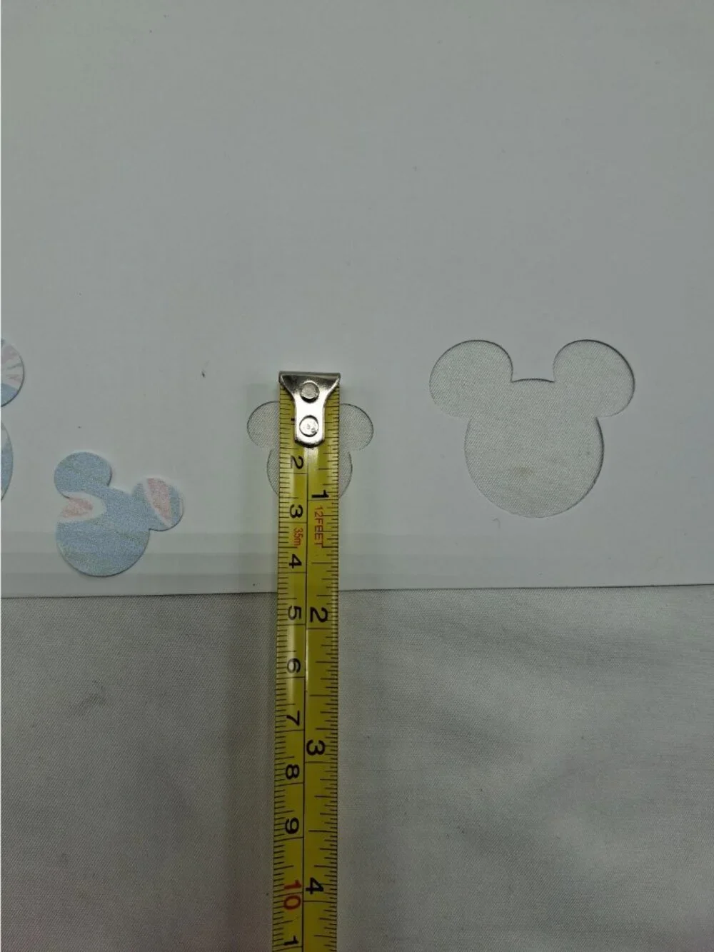Disney Mickey Mouse EK Success Paper Shaper Scrapbooking Punch Lot of 2